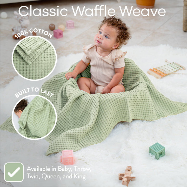 Waffle Blanket for Baby by Comfy Cubs - Premium Baby Blanket from Comfy Cubs - Just $32.95! Shop now at Pat's Monograms