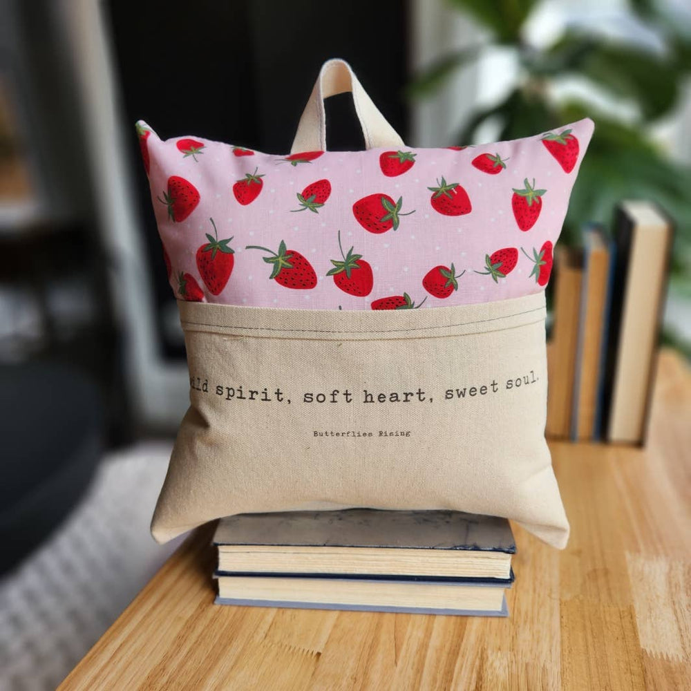Reading Pillow- Sweet Soul, Berries - Premium  from Desmond Brown - Just $38.95! Shop now at Pat's Monograms