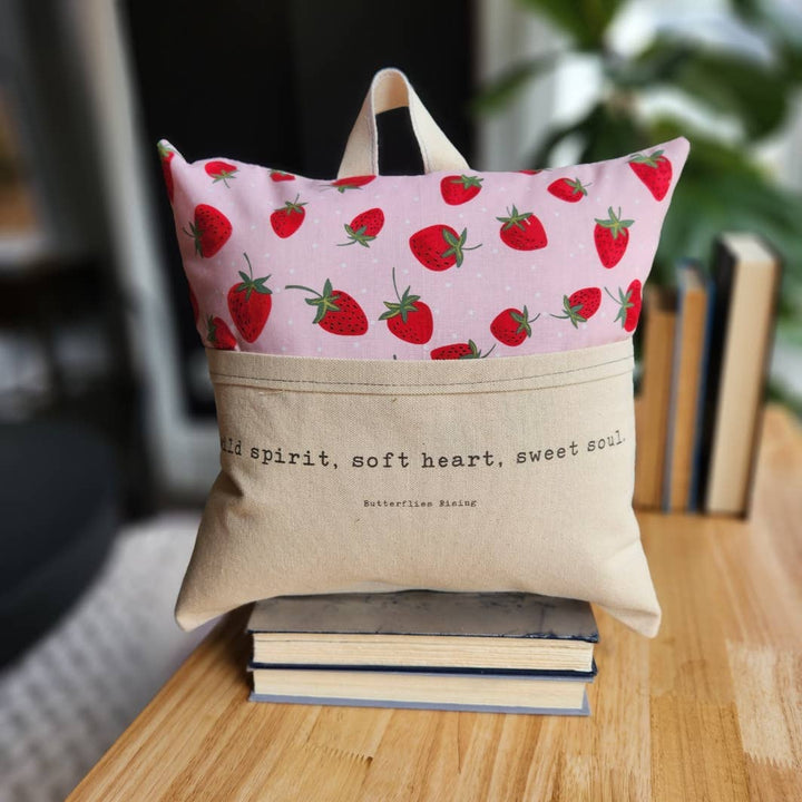 Reading Pillow- Sweet Soul, Berries - Premium  from Desmond Brown - Just $38.95! Shop now at Pat's Monograms
