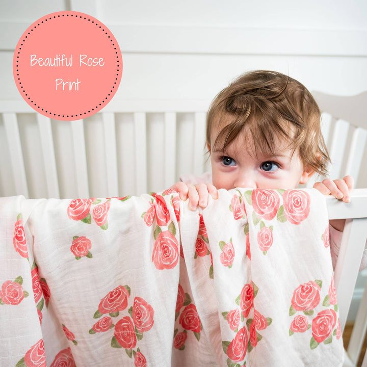 Blooming Elegance Baby Swaddle Blanket - Premium Swaddle from LollyBanks - Just $19.95! Shop now at Pat's Monograms