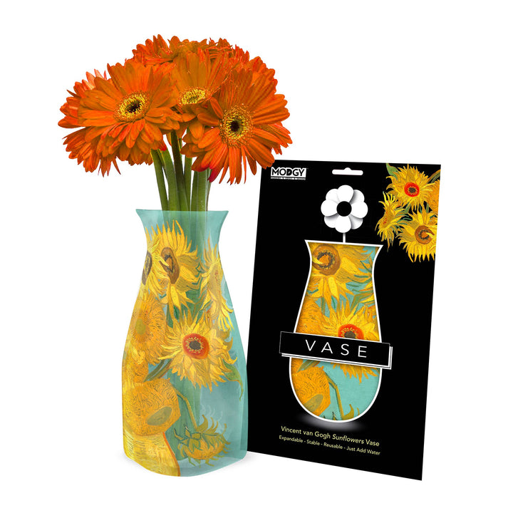Modgy Expandable Vase - Van Gogh Sunflowers - Premium decor from Modgy - Just $9.95! Shop now at Pat's Monograms