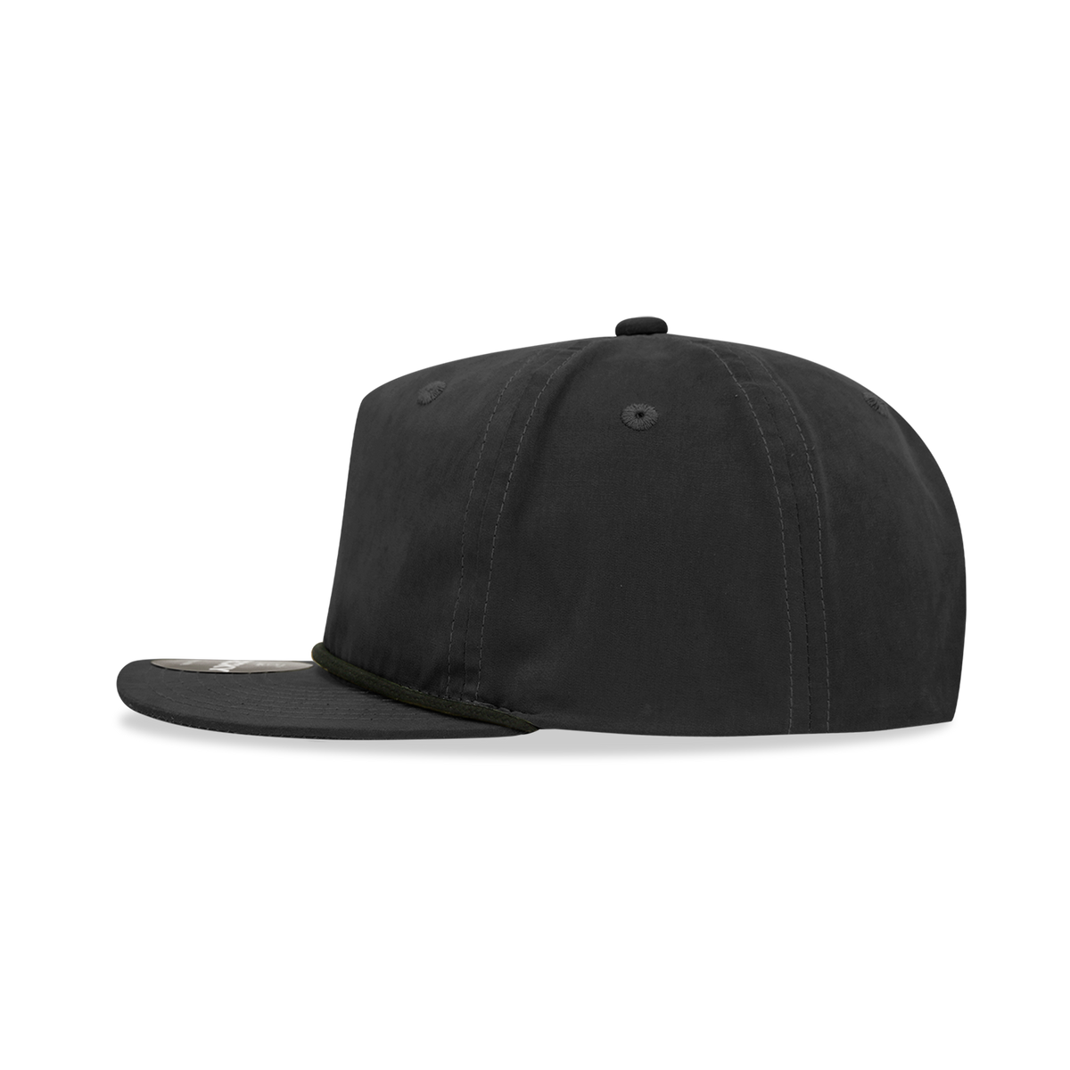 Decky 6032 Classic Rope Cap, 5 Panel Flat Bill Hat, Snapback — The Park Wholesale Caps