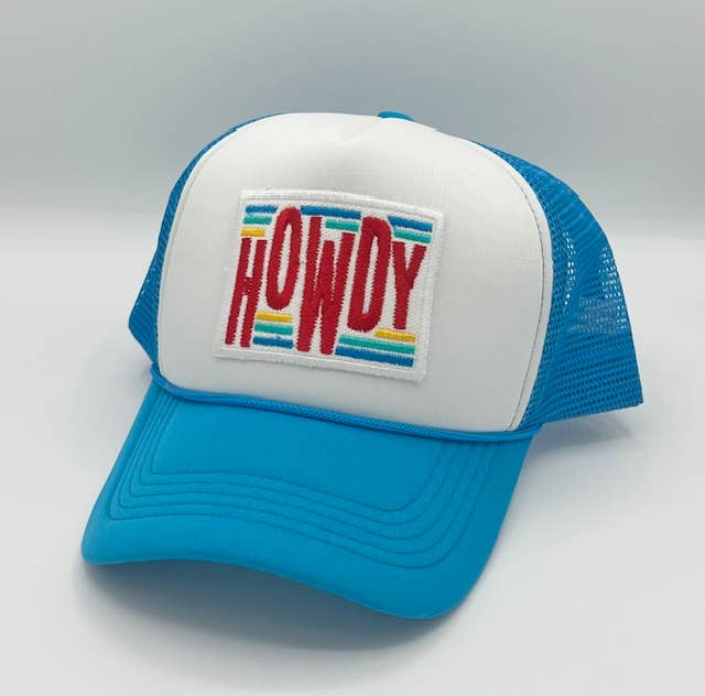 Howdy Foam Trucker Hat - Premium Hat from Lucky Girl TX - Just $24.95! Shop now at Pat's Monograms