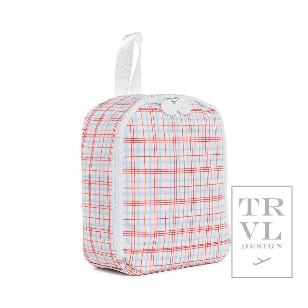 Bring It Lunch Bag - Classic Plaid Red - Premium lunch box from TRVL Design - Just $42.95! Shop now at Pat's Monograms