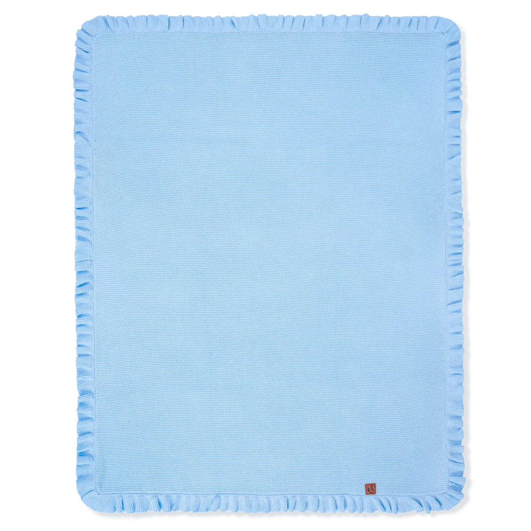 Ruffled Knit Baby Blanket - 100% Cotton - Premium Baby Blanket from SwaddleAn - Just $44.95! Shop now at Pat's Monograms