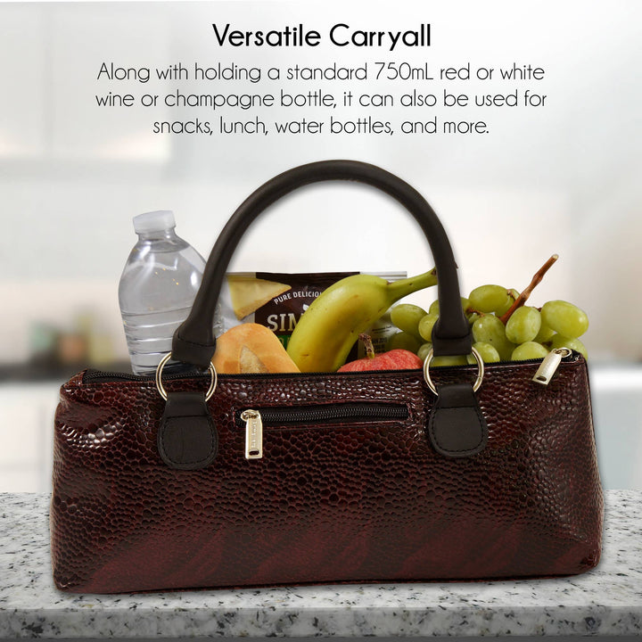 Wine Clutch | Wine Purse Serpentes Design - Premium Accessories from Primeware Inc. - Just $29.95! Shop now at Pat's Monograms