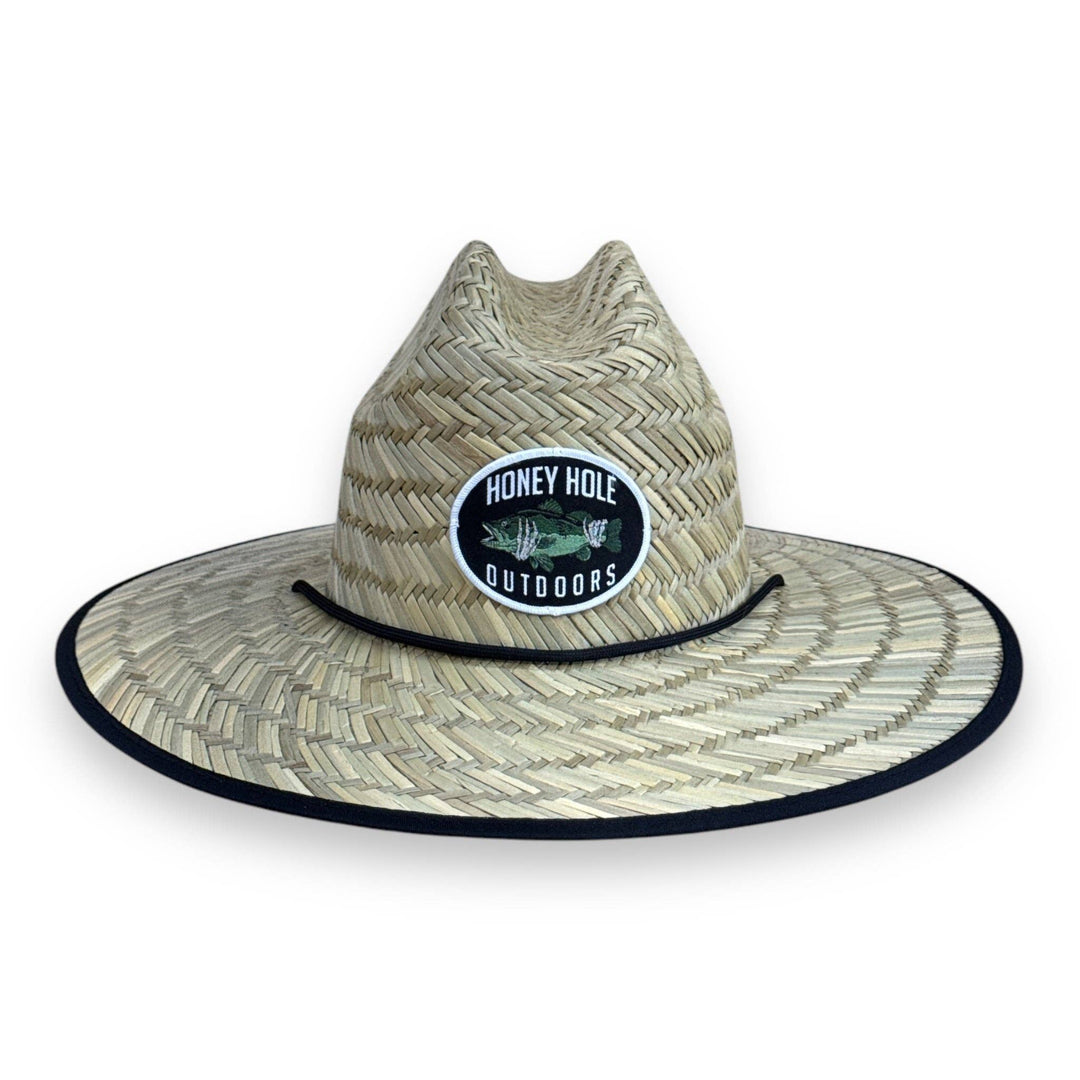 Honey Hole Straw Hat - Skelly Bass - Premium hat from Honey Hole Outdoors - Just $35.95! Shop now at Pat's Monograms