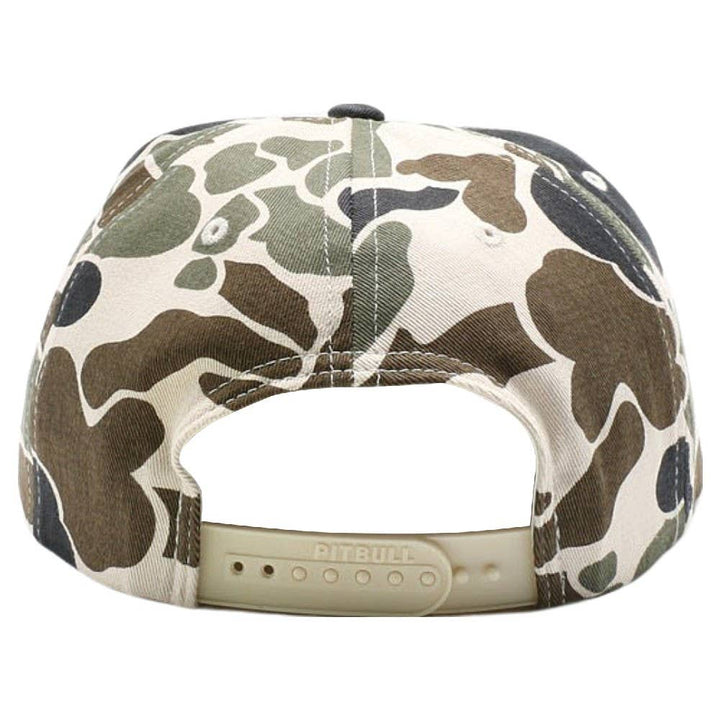 Old School Camo Unstructured Rope - Premium hat from DOBBI - Just $15! Shop now at Pat's Monograms