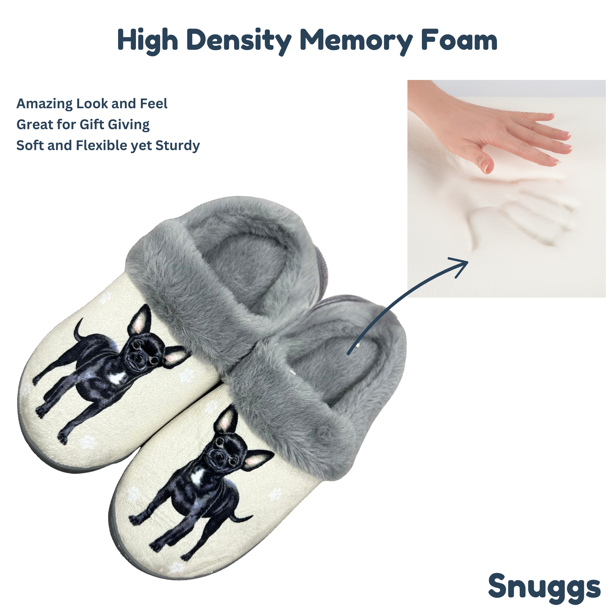 Chihuahua , Black Snuggs Slipper - Premium Slippers from E&S Pets - Just $24.95! Shop now at Pat's Monograms