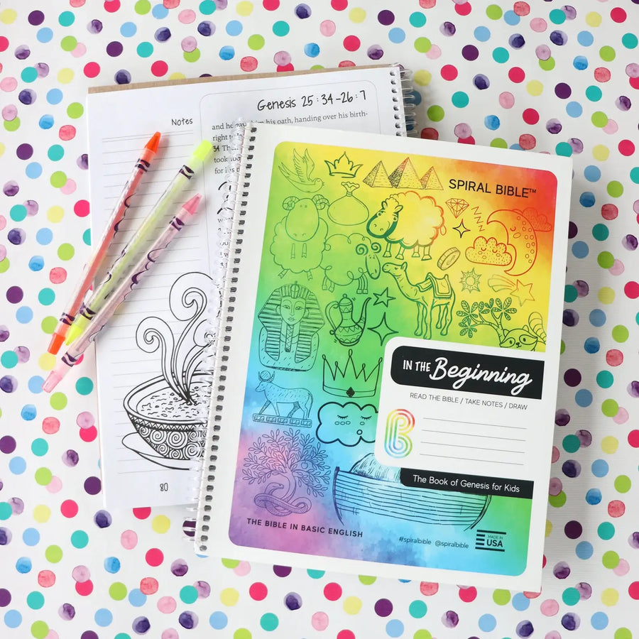 Spiral Bible™ - For Kids - The Book of Genesis - Premium Bible from Spiral Bible - Just $32.95! Shop now at Pat's Monograms