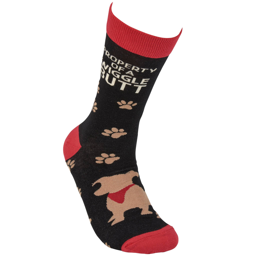 Wigglebutt Socks - Premium Socks from Primitives by Kathy - Just $10.95! Shop now at Pat's Monograms