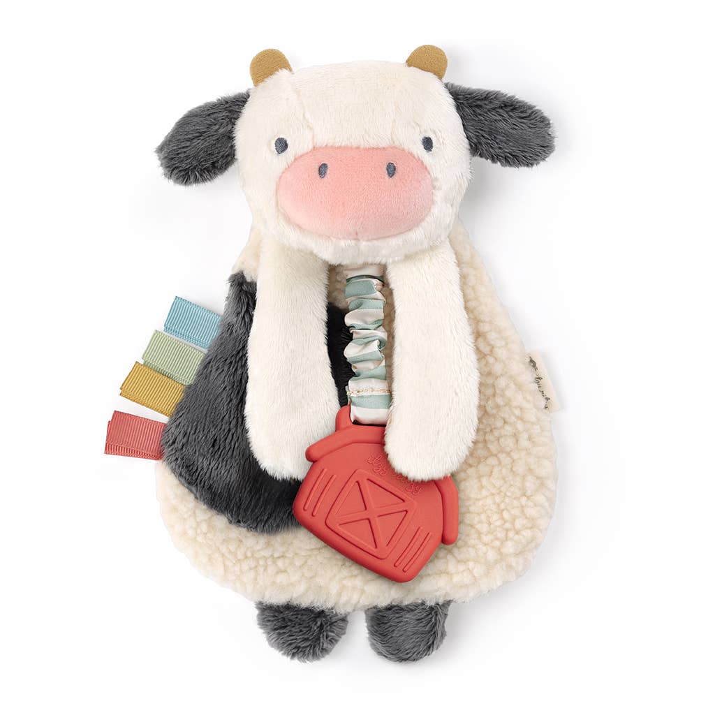 Cow Itzy Friends Lovey™ Plush - Premium Baby Soothers from Itzy Ritzy - Just $13.95! Shop now at Pat's Monograms