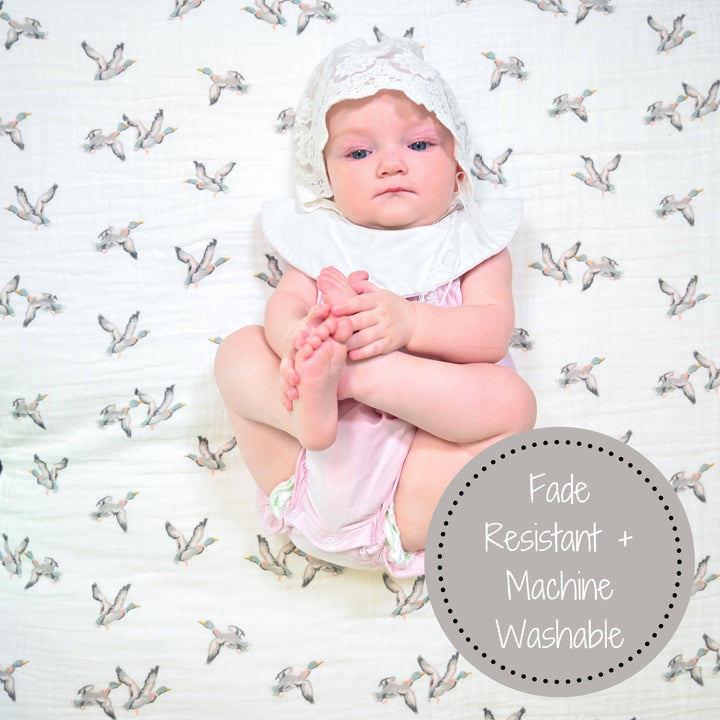 Quackin'up Baby Muslin Cotton Blanket - Premium Swaddle from LollyBanks - Just $19.95! Shop now at Pat's Monograms