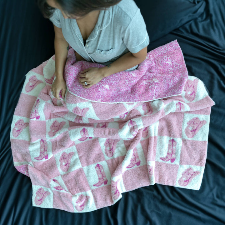 Rodeo Checker Blanket - Premium blankets from Living Royal - Just $55.95! Shop now at Pat's Monograms