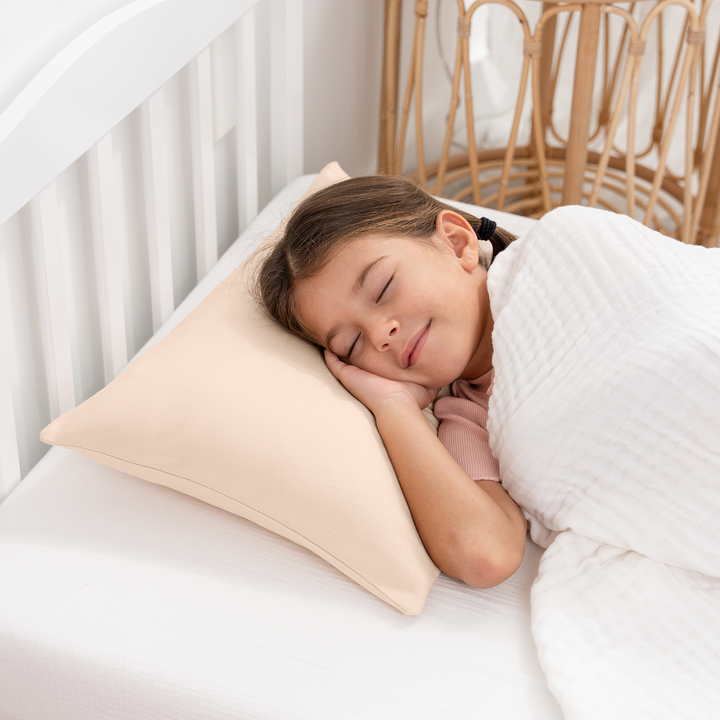 Toddler Pillow with Soft Cotton and Muslin Cotton Pillowcase - Premium pillow from Comfy Cubs - Just $24.95! Shop now at Pat's Monograms