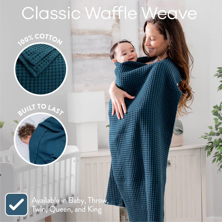 Waffle Blanket for Baby by Comfy Cubs - Premium Baby Blanket from Comfy Cubs - Just $32.95! Shop now at Pat's Monograms
