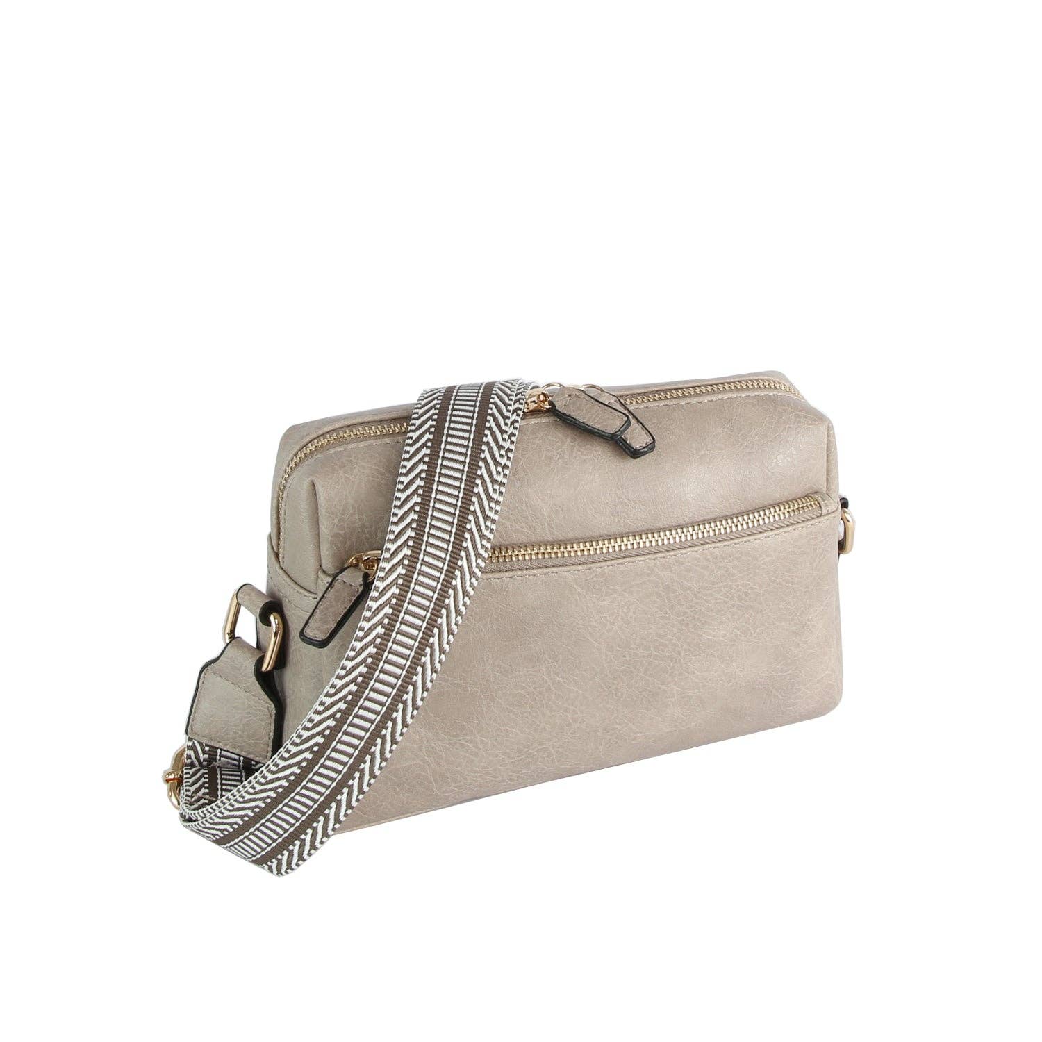 Guitar Strap Wide Boxy Crossbody Bag - Premium crossbody from Handbag Factory Corp - Just $36.95! Shop now at Pat's Monograms