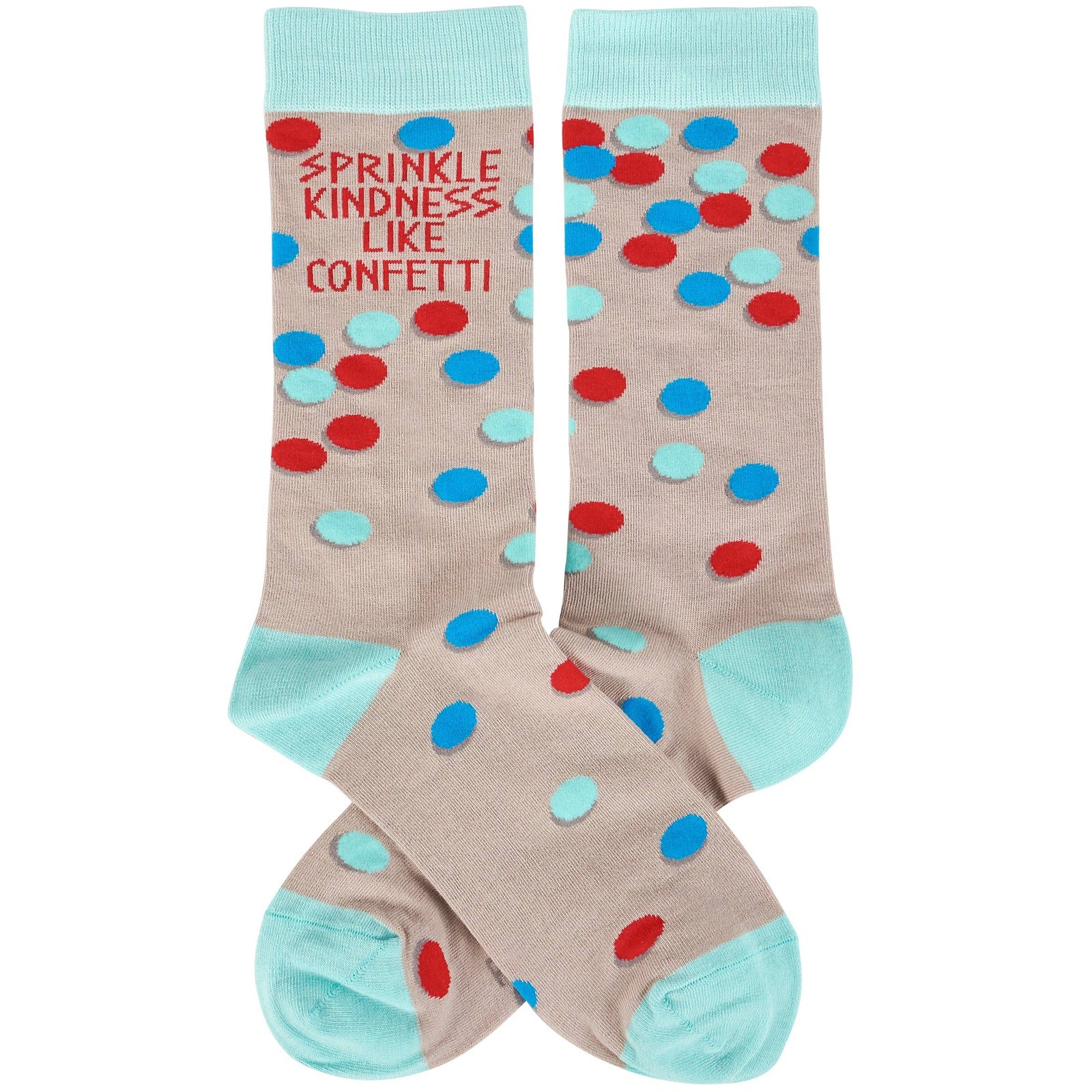 Spread Kindness Like Confetti Socks - Premium Socks from Primitives by Kathy - Just $11.50! Shop now at Pat's Monograms