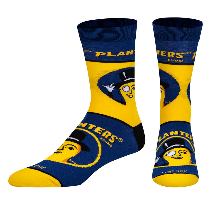 Mr Peanut - Mens Crew Folded - Premium socks from Cool Socks - Just $11.95! Shop now at Pat's Monograms