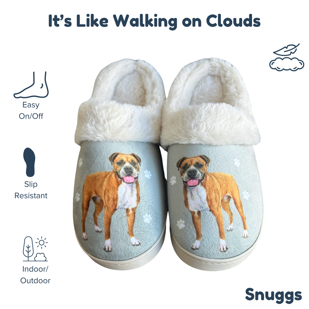 Boxer Snuggs Slippers - Premium Slippers from E&S Pets - Just $24.95! Shop now at Pat's Monograms