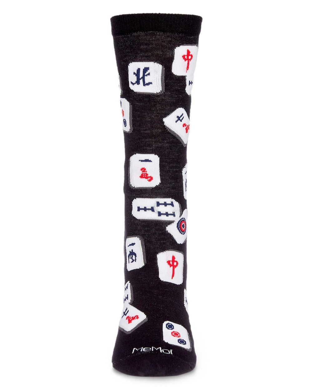 MeMoi Mahjong Bamboo Blend Crew Socks - Premium Socks from Infinity Classics International Inc. - Just $7.95! Shop now at Pat's Monograms