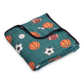 Muslin Quilt Baby & Kids Blanket Little Athlete Sporty - Premium Baby Blanket from LollyBanks - Just $29.95! Shop now at Pat's Monograms