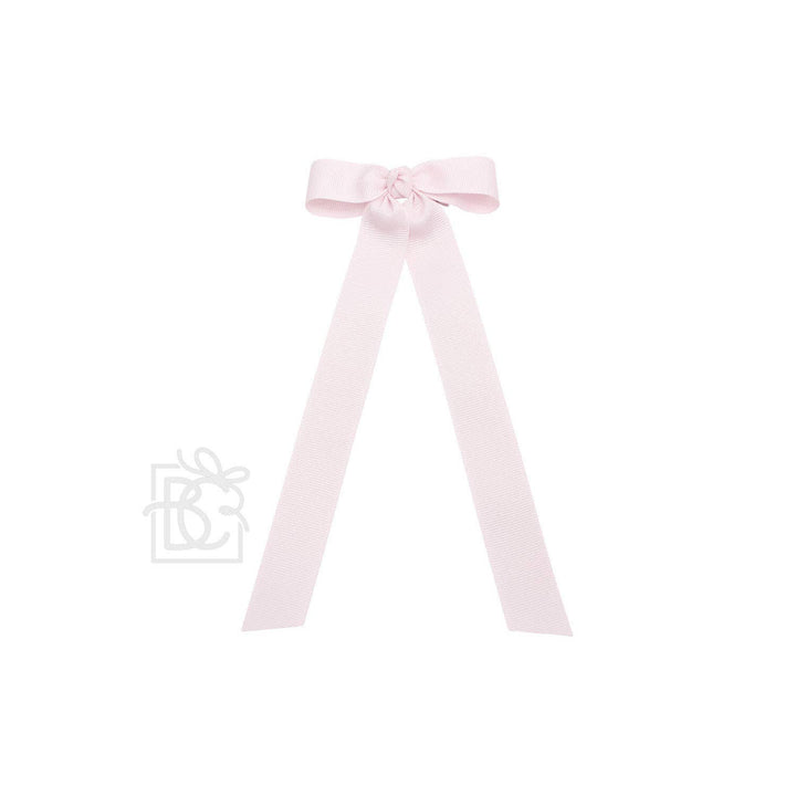 FLAT BOW W/ 7" STREAMERS ON ALLIGATOR CLIP - Premium Hair Bows from Beyond Creations, LLC - Just $9.95! Shop now at Pat's Monograms