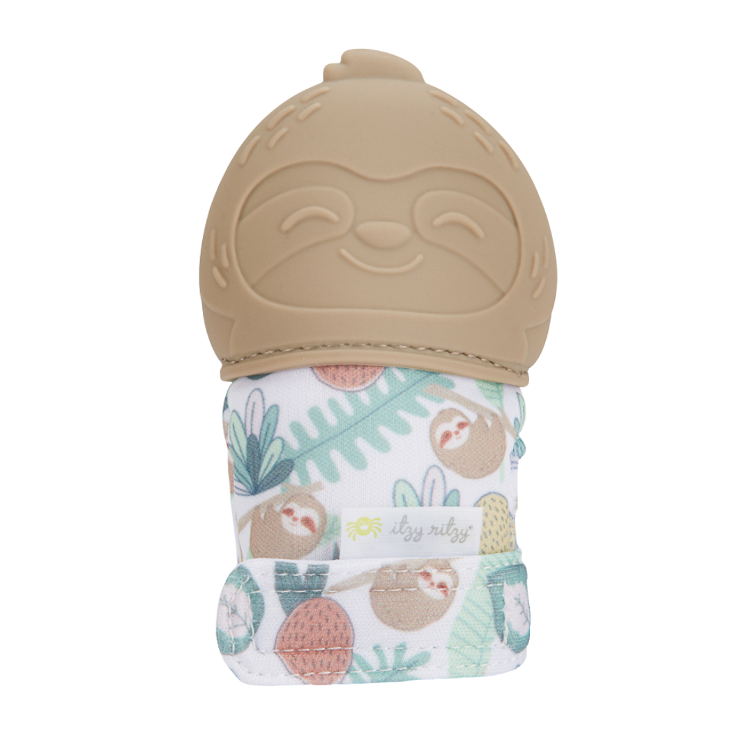 Itzy Mitt™ Silicone Teething Mitts: Dinosaur - Premium teethers from Itzy Ritzy - Just $9.95! Shop now at Pat's Monograms