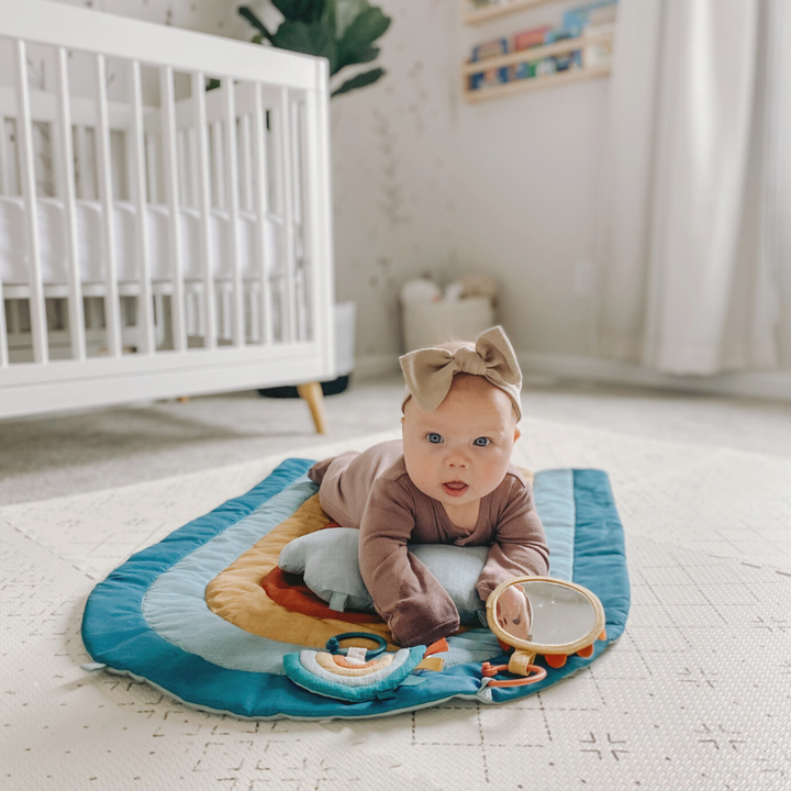 Bitzy Bespoke Ritzy Tummy Time™ Rainbow Play Mat - Premium Baby Toys & Activity Equipment from Itzy Ritzy - Just $49.99! Shop now at Pat's Monograms