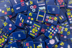 Signature Engraved Tile Set- Navy