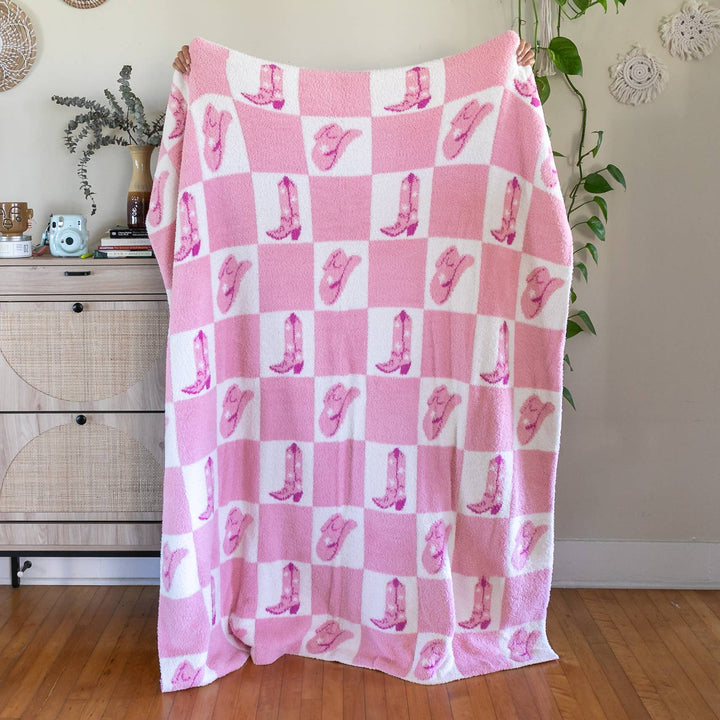 Rodeo Checker Blanket - Premium blankets from Living Royal - Just $55.95! Shop now at Pat's Monograms
