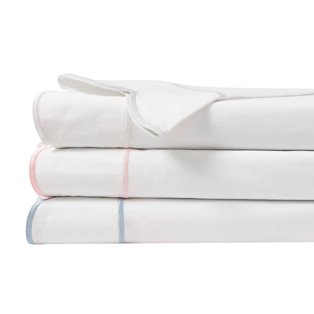 Scallop Frame Embroidered Cotton Percale Euro Sham - Premium Home Textiles from Mélange Home - Just $48.95! Shop now at Pat's Monograms