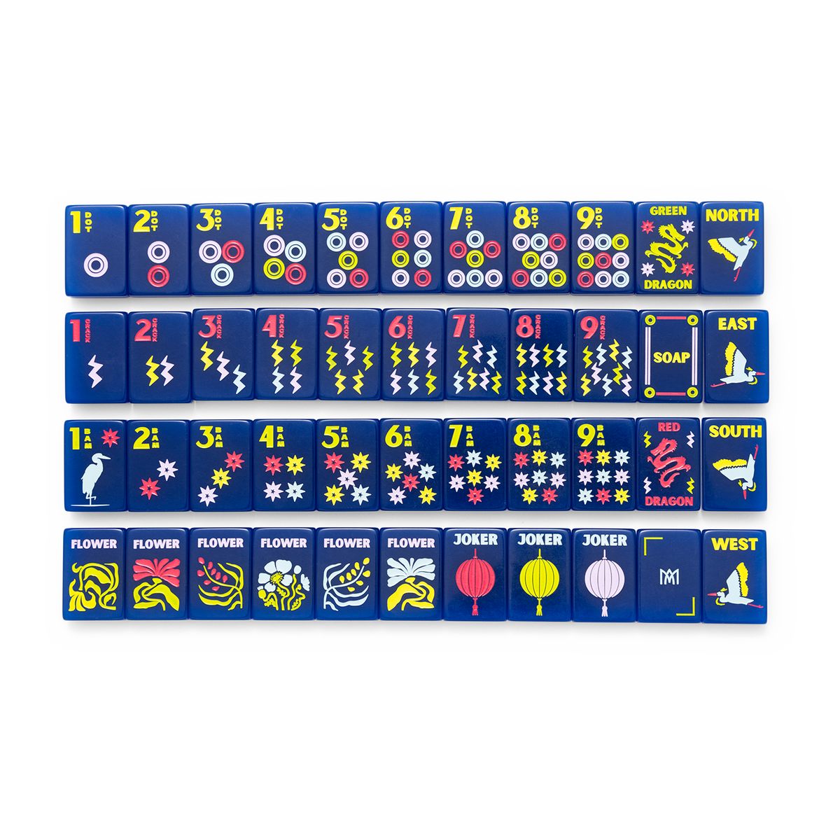 Signature Engraved Tile Set- Navy