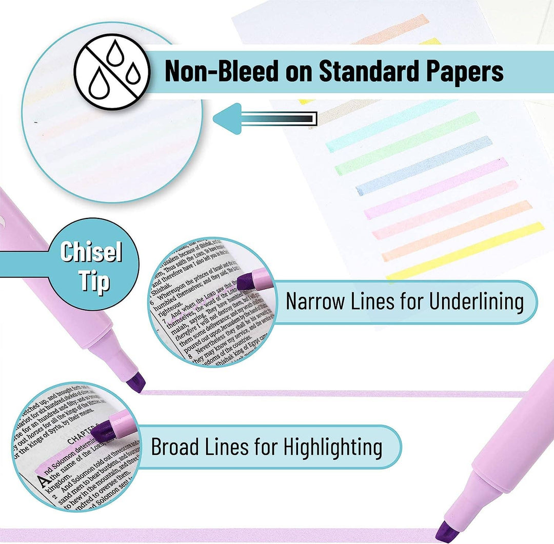 Macaron Color Highlighters - Premium Art supplies from Mr. Pen - Just $6.95! Shop now at Pat's Monograms