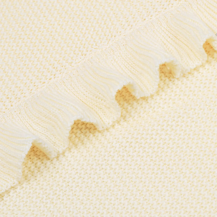 Ruffled Knit Baby Blanket - 100% Cotton - Premium Baby Blanket from SwaddleAn - Just $44.95! Shop now at Pat's Monograms