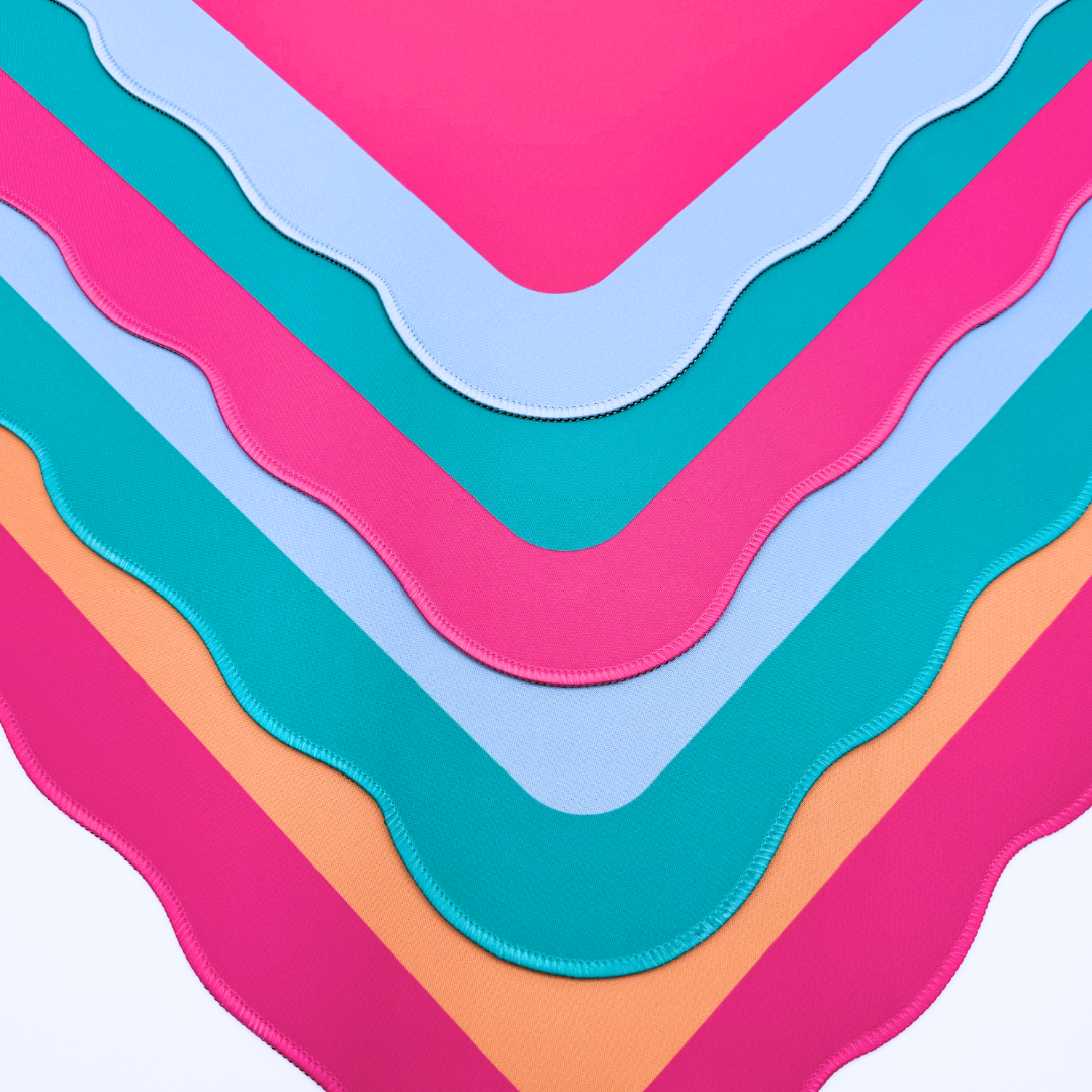 MAHJONG MAT | Color Wave | 31" x 31" — My Fair Mahjong