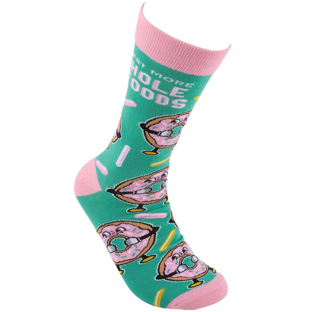 Eat More Hole Foods Socks - Premium Socks from Primitives by Kathy - Just $11.50! Shop now at Pat's Monograms