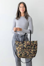 Camouflage Print Tote / Shoulder Bag