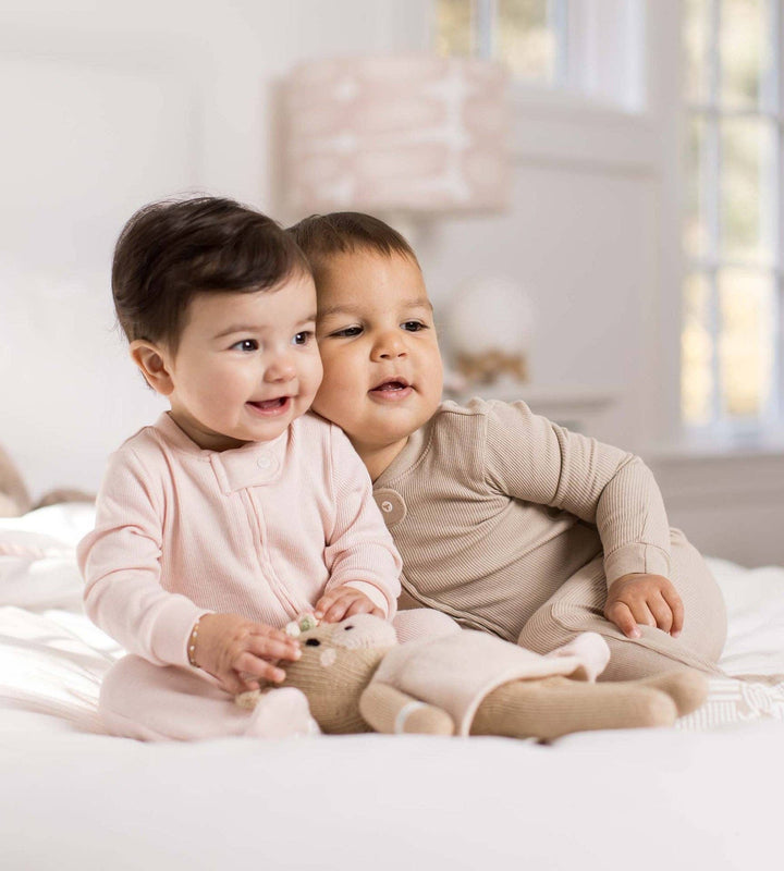 Solid Rib Organic Cotton Sleep & Play - Hummus - Premium Baby & Toddler Outfits from Burt's Bees Baby - Just $14.95! Shop now at Pat's Monograms