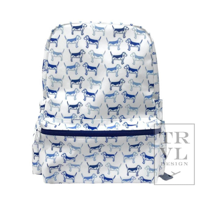 Backpacker - Backpack Puppy Love Blue - Premium Backpack from TRVL Design - Just $68.95! Shop now at Pat's Monograms