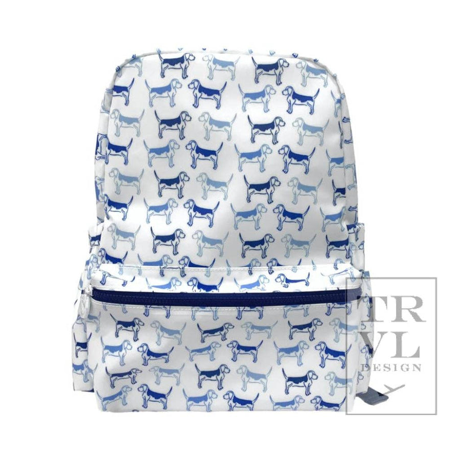 Backpacker - Backpack Puppy Love Blue - Premium Backpack from TRVL Design - Just $64.95! Shop now at Pat's Monograms