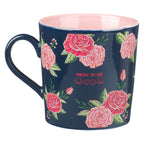 Strength & Dignity Pink Roses Coffee Mug - Prov. 31:25 - Premium gift item from Christian Art Gifts - Just $12.95! Shop now at Pat's Monograms