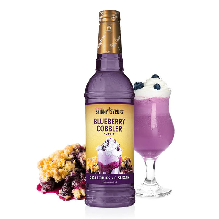 Sugar Free Blueberry Cobbler Syrup - Premium drink mix from Jordan's Skinny Mixes - Just $8.99! Shop now at Pat's Monograms