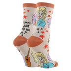 Just Keep 'em | Women's Jolene Funny Crew Socks - Premium  from Oooh Yeah Socks/Sock It Up/Oooh Geez Slippers - Just $11.95! Shop now at Pat's Monograms