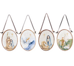 A Child is Born Mango Wood Ornaments