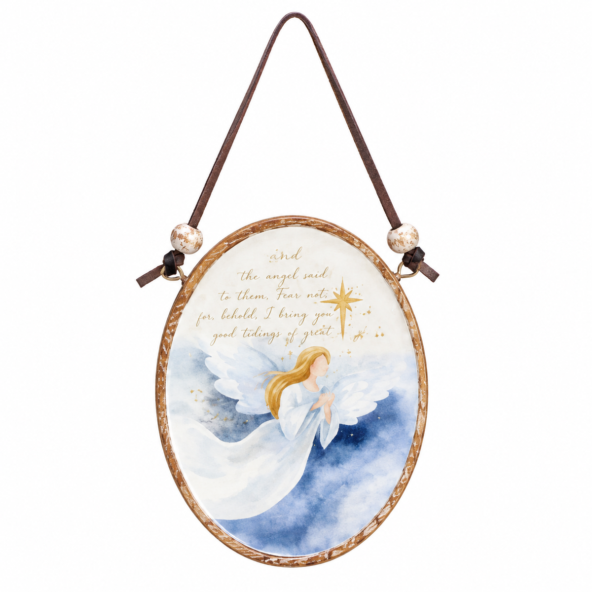 A Child is Born Mango Wood Ornaments