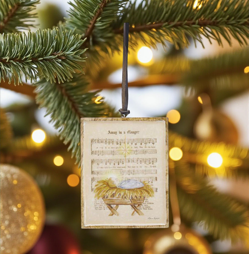 Holy Family Mango Wood Ornaments - Premium Christmas Ornament from Burton and Burton - Just $11.95! Shop now at Pat's Monograms