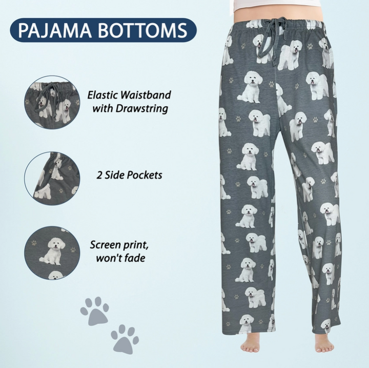 Bichon Frise Pajama Pants - Premium Pajamas from E&S Pets - Just $26.95! Shop now at Pat's Monograms