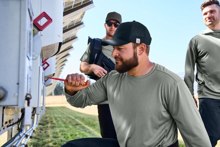 Carhartt Force® Sun Defender™ Long Sleeve T-Shirt - CT106972 - Premium Workwear from Carhartt - Just $42.95! Shop now at Pat's Monograms