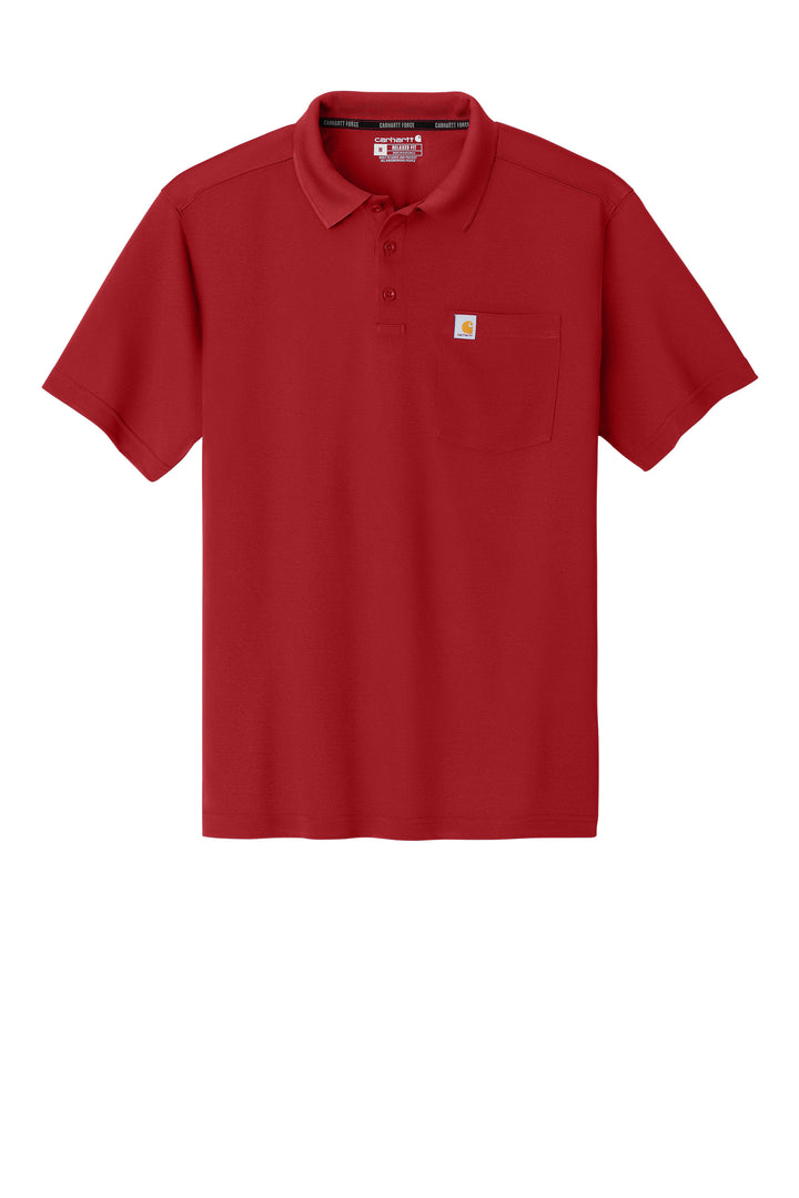 Carhartt Force® Snag-Resistant Pocket Polo - CT106880 - Premium Workwear from Carhartt - Just $45.95! Shop now at Pat's Monograms